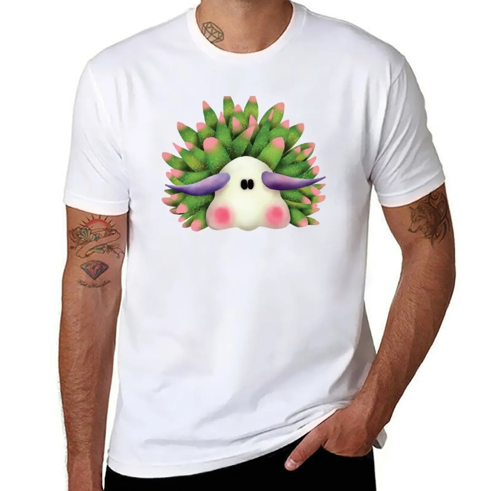 Leaf Sheep Sea Slug Nudibranch T-Shirt g man t shirts for men funny t shirts cotton T-Shirt