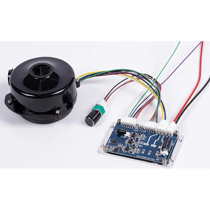 

WS9250-24-240-X500 DC24V 24000rpm 3-phase medium voltage brushless centrifugal variable frequency blower