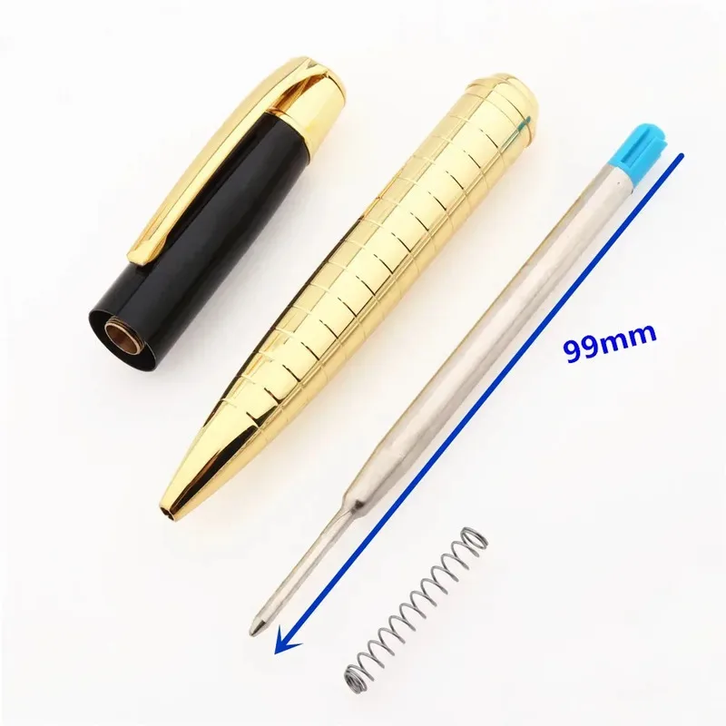 파커 펜용 볼펜 리필 5/10/20/30/40개 중간 포인트 파란색 검정색 잉크 막대 쓰기용 사무용품