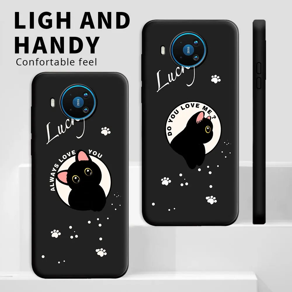 For Nokia X10 X20 X100 Case Cartoon Cute Cat Fashion Shockproof Silicone Soft TPU Phone Case For Nokia XR20 X30 Back Cover Shell