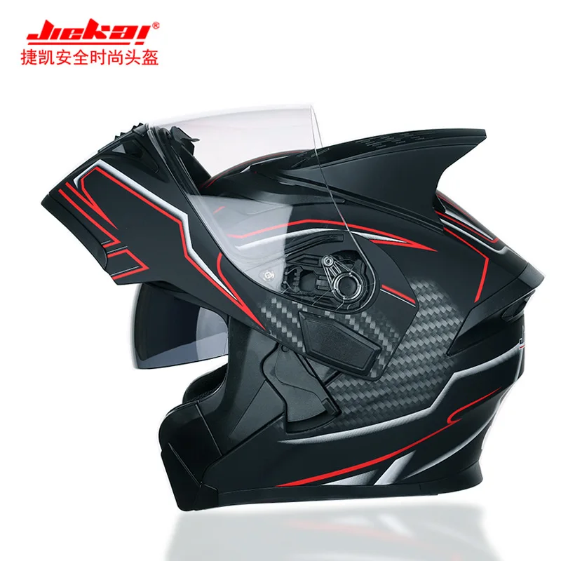

Jiekai 902 Motorcycle Helmet Unisex Dual-lens Winter Electric Vehicle Open-face Helmet Cascos Para Moto