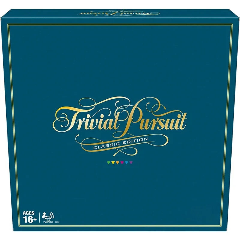 

Trivial Pursuit CLASSIC EDITION Board Game - Fun Family Party Game for Friends Gatherings