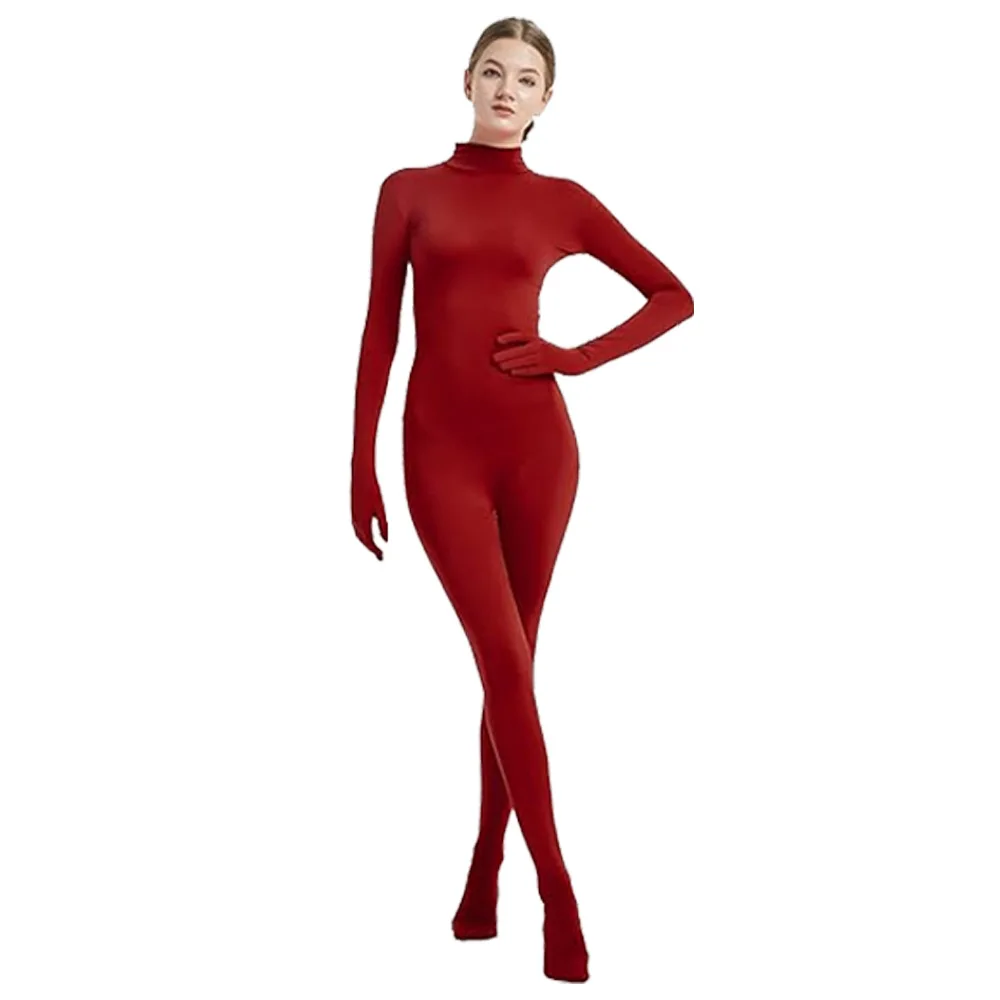 halloween Ninja tight fitting suit cosplay  stage performance costume Solid color half pack jumpsuitv woman