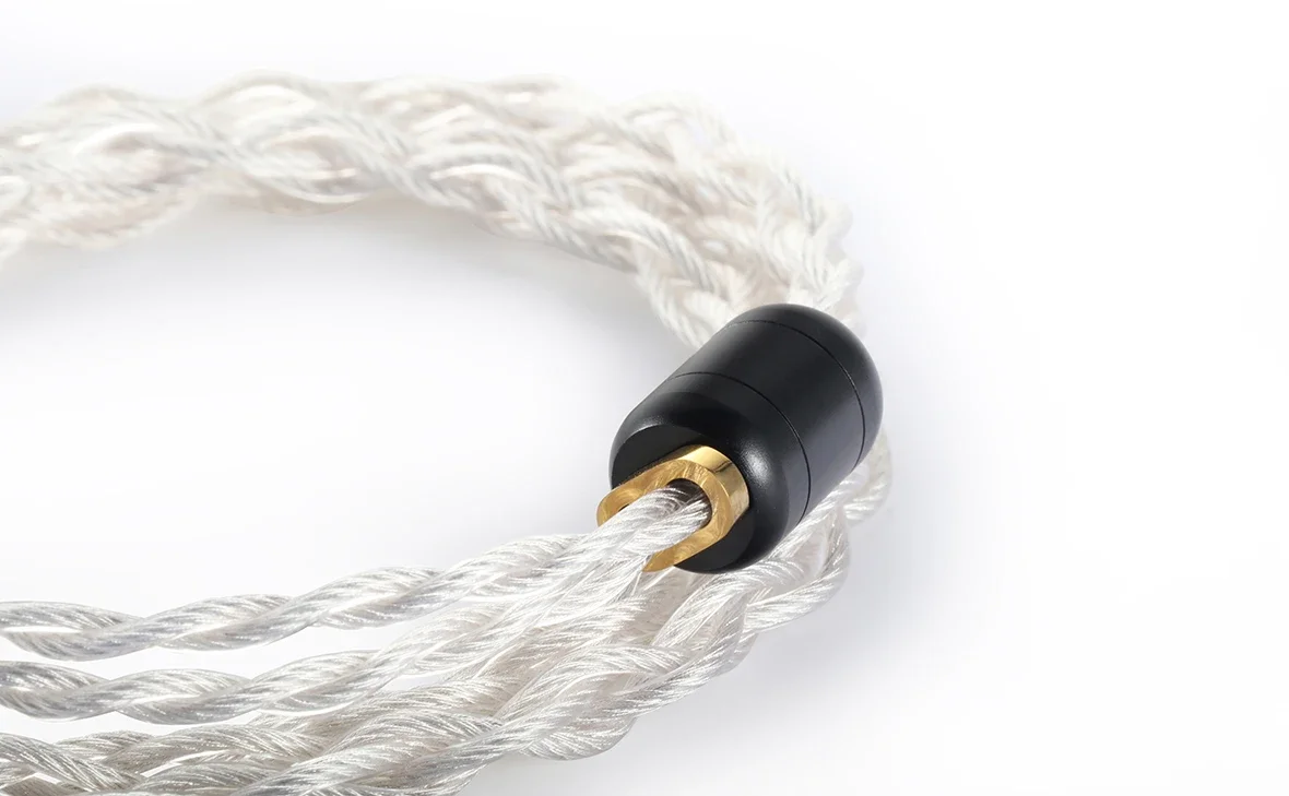 1.2m Tianshanxue Series หูฟังสายอัพเกรด Gold Silver Palladium ทองแดงขั้นสูงองค์ประกอบ HYBRID CABLE