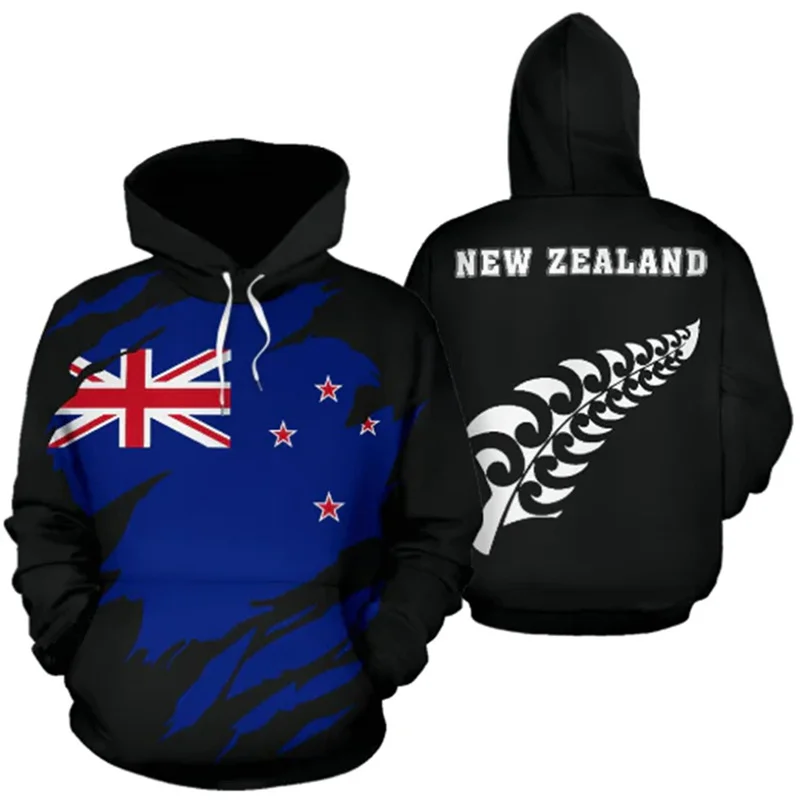 

New Autumn 3D New Zealand Rugby Printing New In Hoodies & Sweatshirts Children Fashion Cool Hooded Hoody Vintage Pullovers Tops