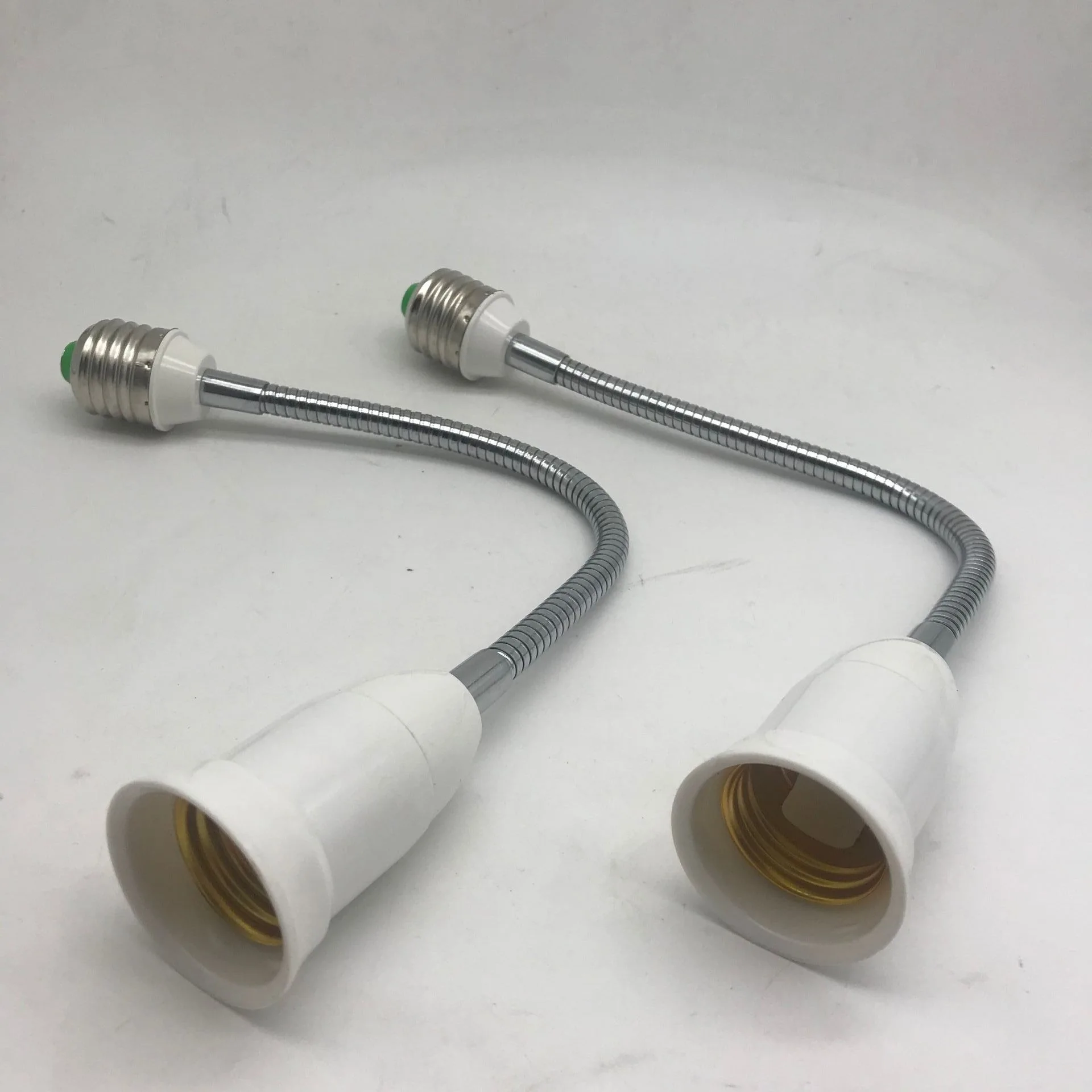 Flexible E27 to E27 LED Lamp Base Holder Bulb Screw Socket Adapter 16//20/30/35/50/60cm Extension Light Holder Converter Fitting