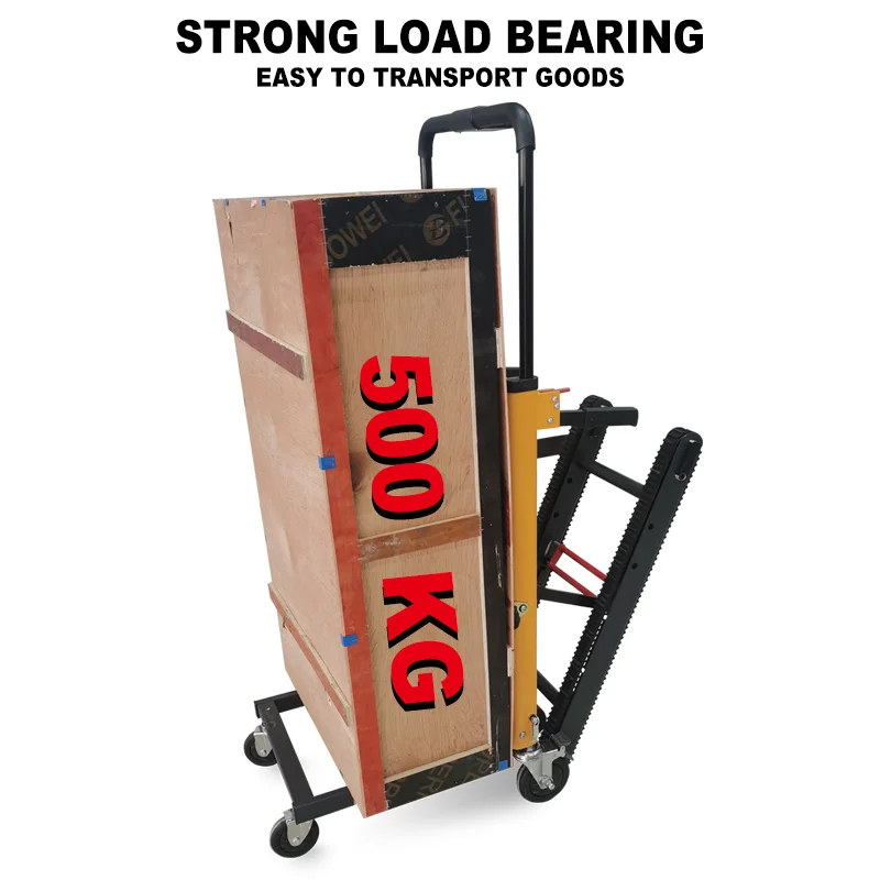 2024 Hot Sale Aluminum Alloy Electric Manual Lifter Powered Hand Truck Stair Climbing With Crawler