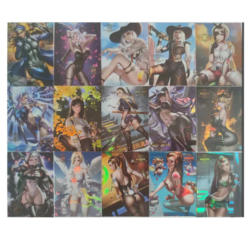 Anime Goddess Story Calder ACG card YoRHa No.2 Type B Ram Tifa Lockhart Chun-Li boy Toy collection Birthday Christmas gifts