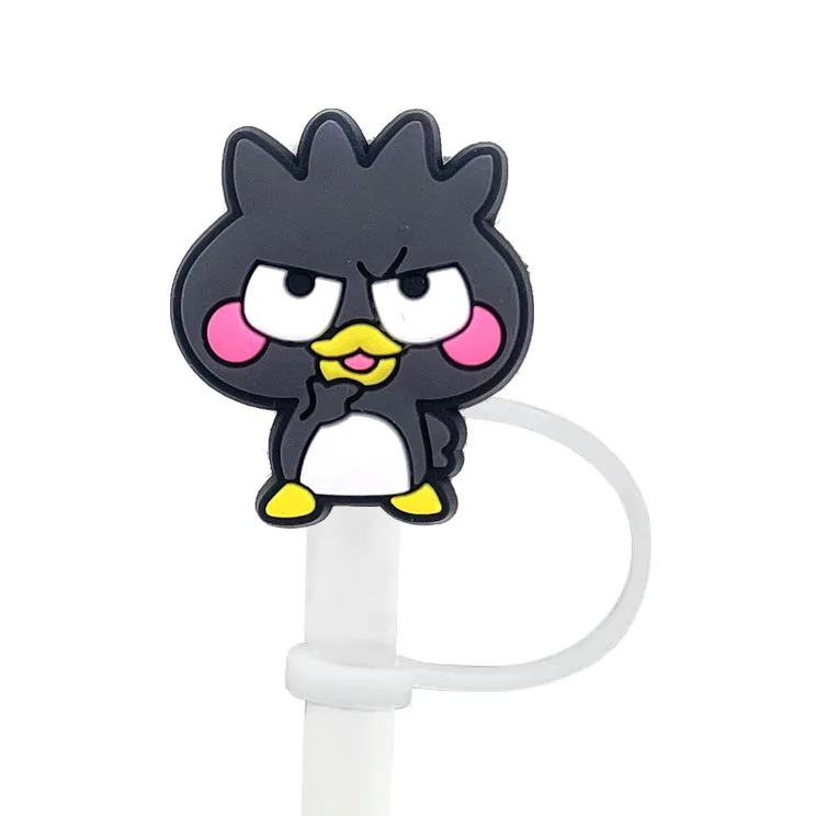 Sanrio Straw Cap Dust-proof Plug Kawaii Hello Kitty Kuromi 10mm Straw Cover Birthday Party Disposable Decoration 1-20PCS