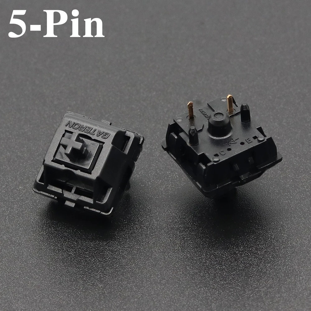 Imagem -03 - Gateron Óleo Rei Pré Lubrificado 5pin Switch 55g Teclado Mecânico Linear Interruptores Personalizados