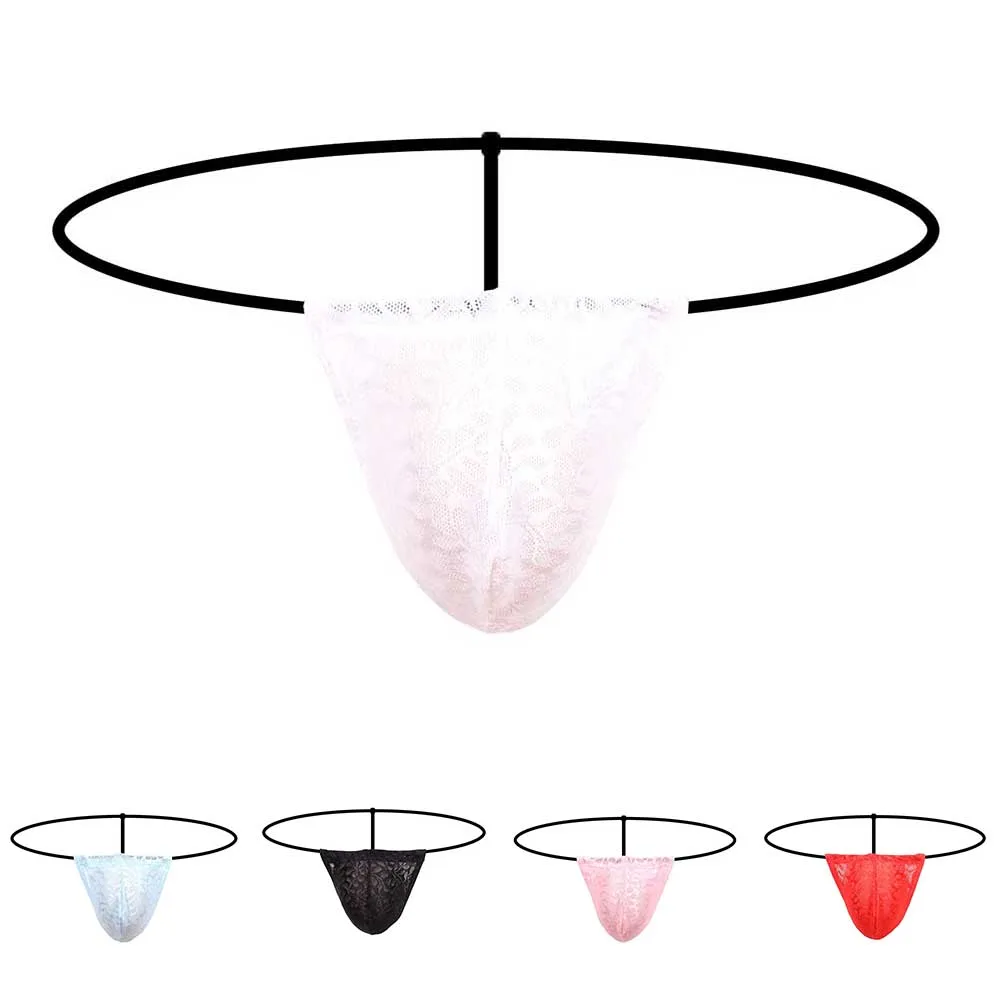 ملابس داخلية مريحة تسمح بمرور الهواء ملابس داخلية للحفلات للرجال ملابس داخلية مثيرة بخيوط على شكل حرف G 95 مادة نايلون #6