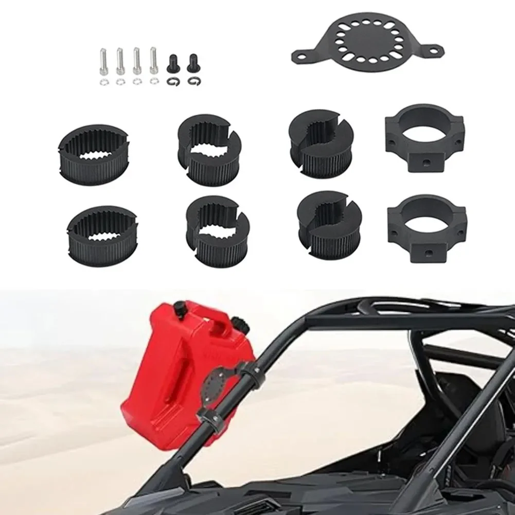 For Camping Trips For Off-road Adventures 1 Inch Roll Bar Bracket Offroad Jerry Can Rack Quick Bolt-on Install