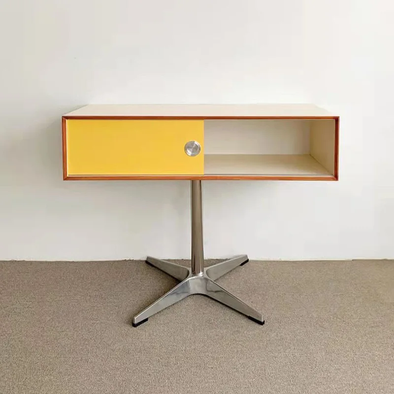 Internet Celebrity Entrance Table Wooden Cabinet Sliding Door Living Room Decoration Table Entrance