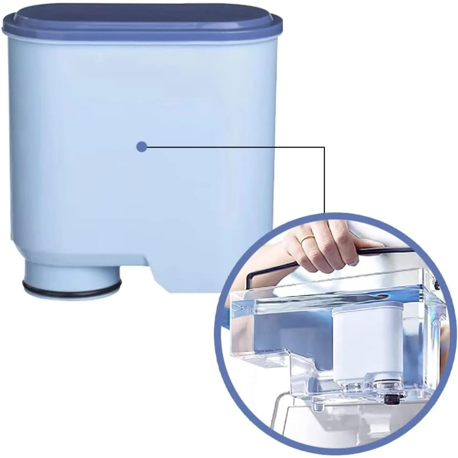 Compatible with Philips AquaClean CA6903 Coffee Water Filter for Fully Automatic Coffee Machines Dedicated Anti-Lime Scale Water - view 4
