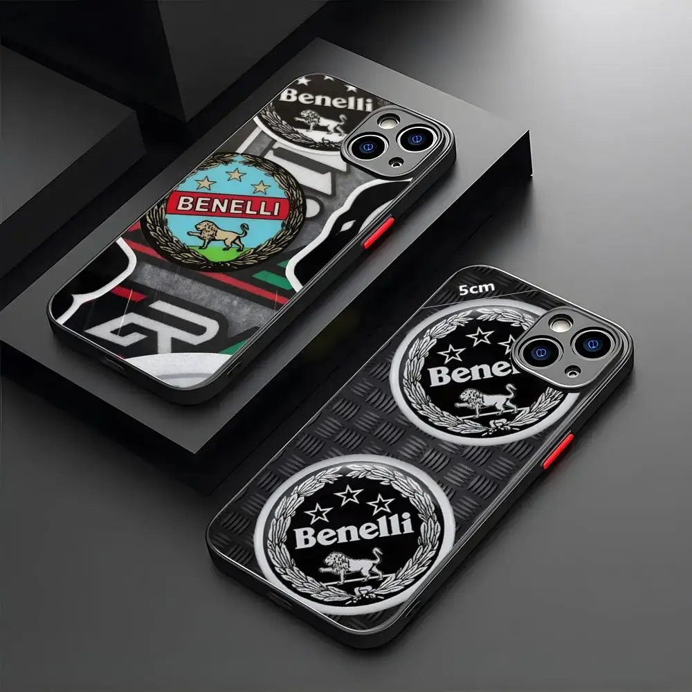 

Крутой мотоциклетный чехол для телефона Benelli для IPhone 15 16, устойчивый к царапинам 14, 12, 13, 11 Pro XR XS Max Mini X 7 8 Plus, матовый чехол Cov