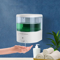 600ml induction automatic soap dispenser, intelligent electric hand sanitizer, wall mounted soap dispenser  cup  cup dispenser