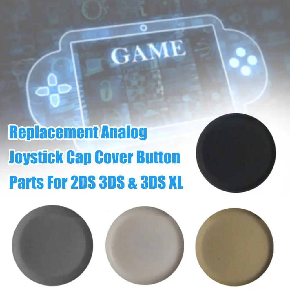 2pcs For New 3DS XL Part Analog Controller Stick Cap Original White And Grey For 2DS XL Game Console Accessory