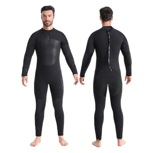 Trajes de neopreno de 7mm para hombre CR Ultra elástico de manga larga de cuerpo completo surf buceo conjunto húmedo grueso a prueba de frío cálido buceo libre