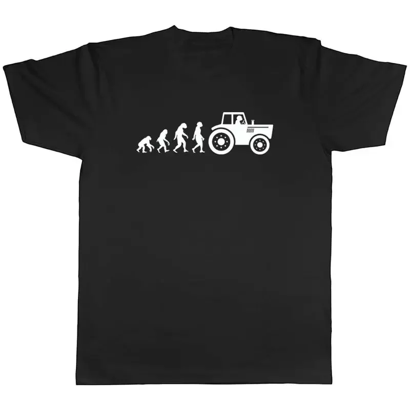 Evolution of Farmer Mens Unisex TShirt Tee