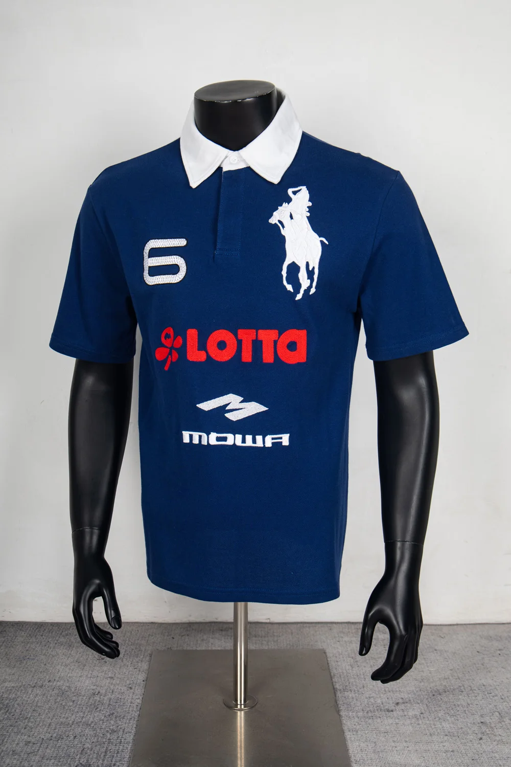 

Mowalola high quality Polo Shirt Angel War Horse Embroidery T-Shirt Men Women Top Tees Tops