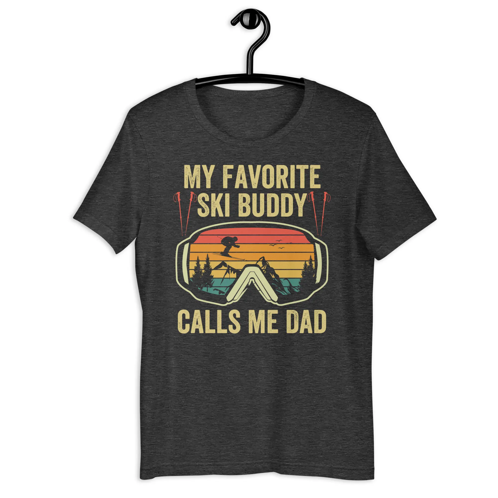 Men's Ski Jacket, My Favorite Skiing Companion Called Me Dad, Skiing Dad T-shirt, Men's Ski Suit, Gift for Skiing Enthusiasts