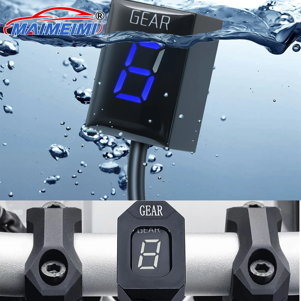 ملحقات الدراجات النارية مؤشر تروس الدراجات النارية عرض السرعة 1-6 مؤشر التروس لملحقات الدراجات النارية ياماها #2