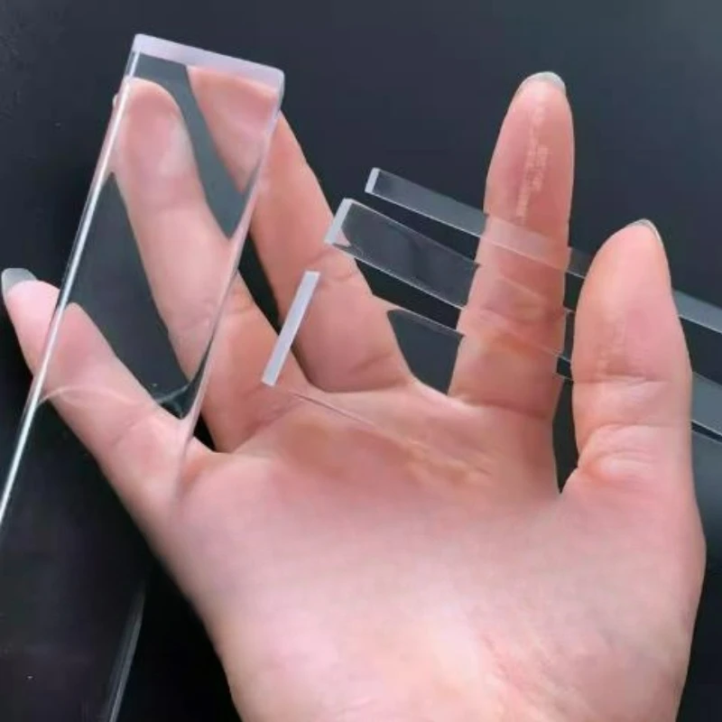 2pcs Length 100/150/200/300/400/500mm Square Clear Extruded Acrylic Plastic Rod Bar Various Sizes Custom Cut
