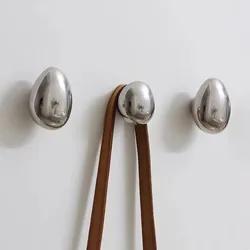 1pcs Ceramic Solid Ceramics Wall Mounted Coat Hooks Colorful Clothes Hangers with screws Cabinet Knobs Cute Raindrop Wardrobe