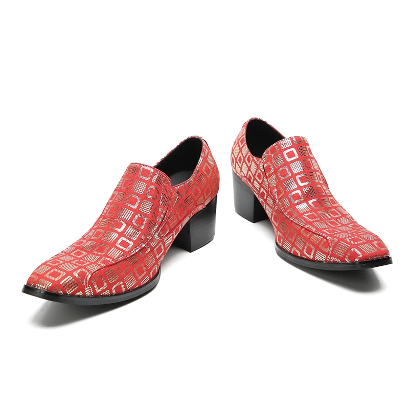Herren-Slipper im italienischen Stil mit Krokodilmuster, hoher Absatzhöhe, aus echtem Leder, luxuriöse, formelle Schuhe für Geschäftstermine und festliche Anlässe. – Detail 18