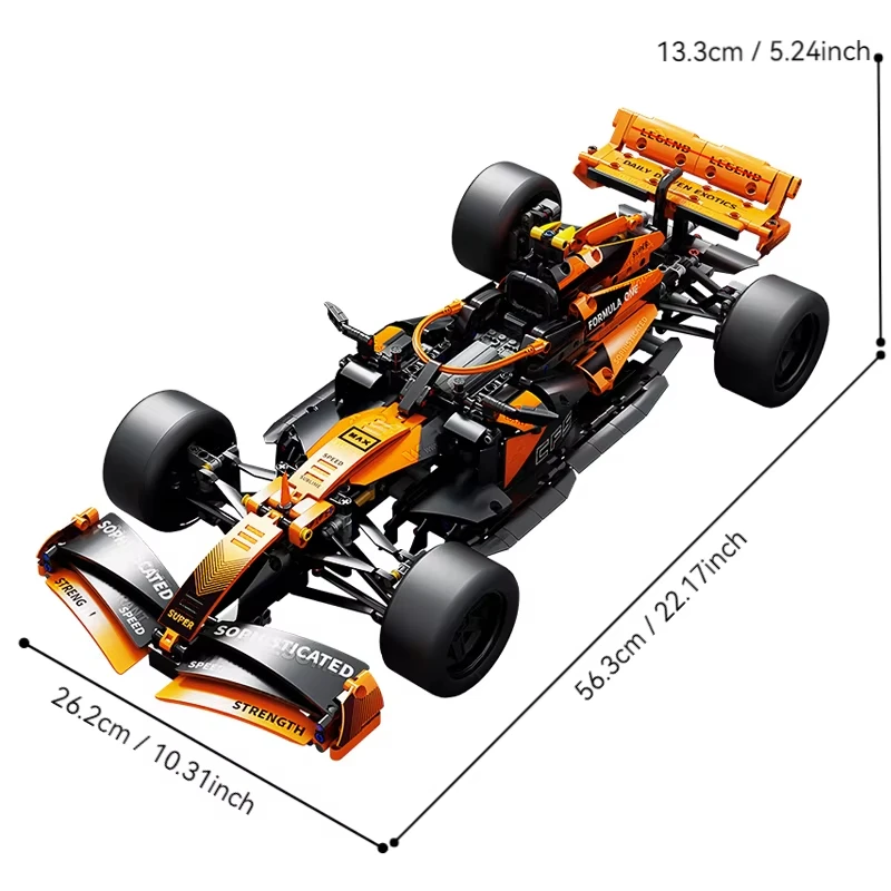Technische Super Sport Auto Formel Racing Bausteine MOC Stadt Geschwindigkeit Berühmte Fahrzeug Ziegel Montieren Spielzeug Kinder Geburtstag Geschenk