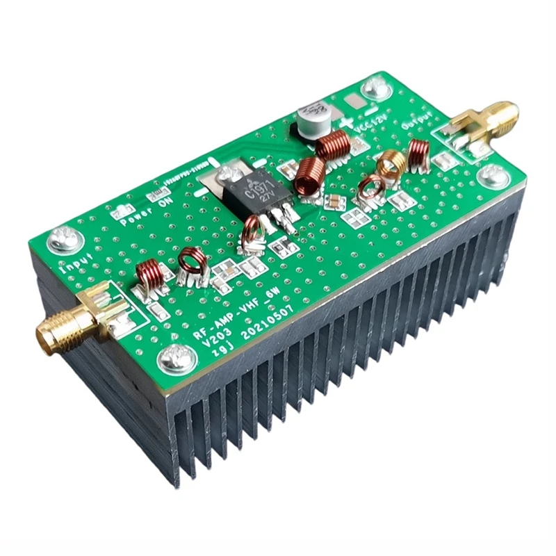 

PHILE-6W RF Power Amplifier VHF FM 88-108Mhz 12V For Ham Radio FM Transmitter Walkie-Talkie RF AMP