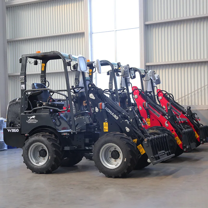 Minicargador de estilo europeo para agricultura W1160, motor Kubota, cargador compacto, venta al por mayor, cargadora de ruedas de alta calidad personalizada