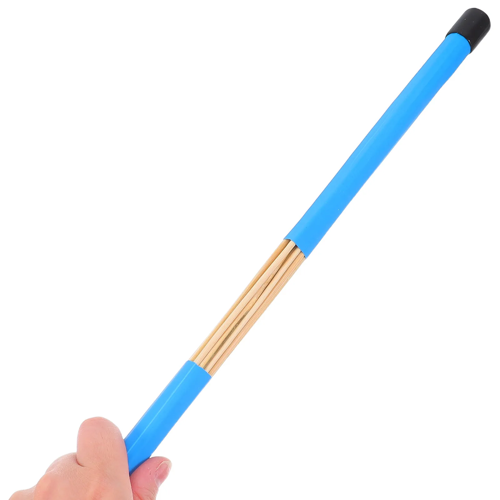 1Pair Professional Bamboo Drum Brushes Wooden Multi-Rod Percussion Sticks for Jazz Folk Musicians Versatile Comfortable Grip