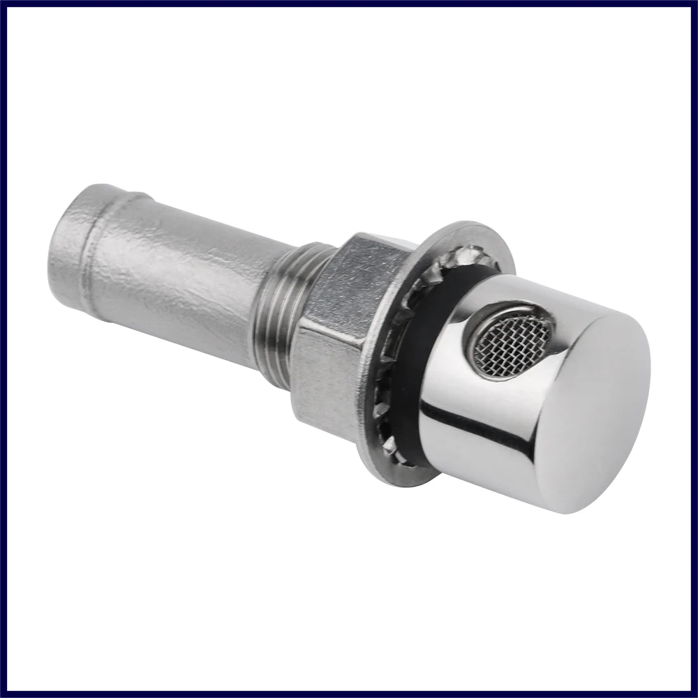316 Stainless Steel Boat Marine Gas Fuel Tank Vent for 5/8
