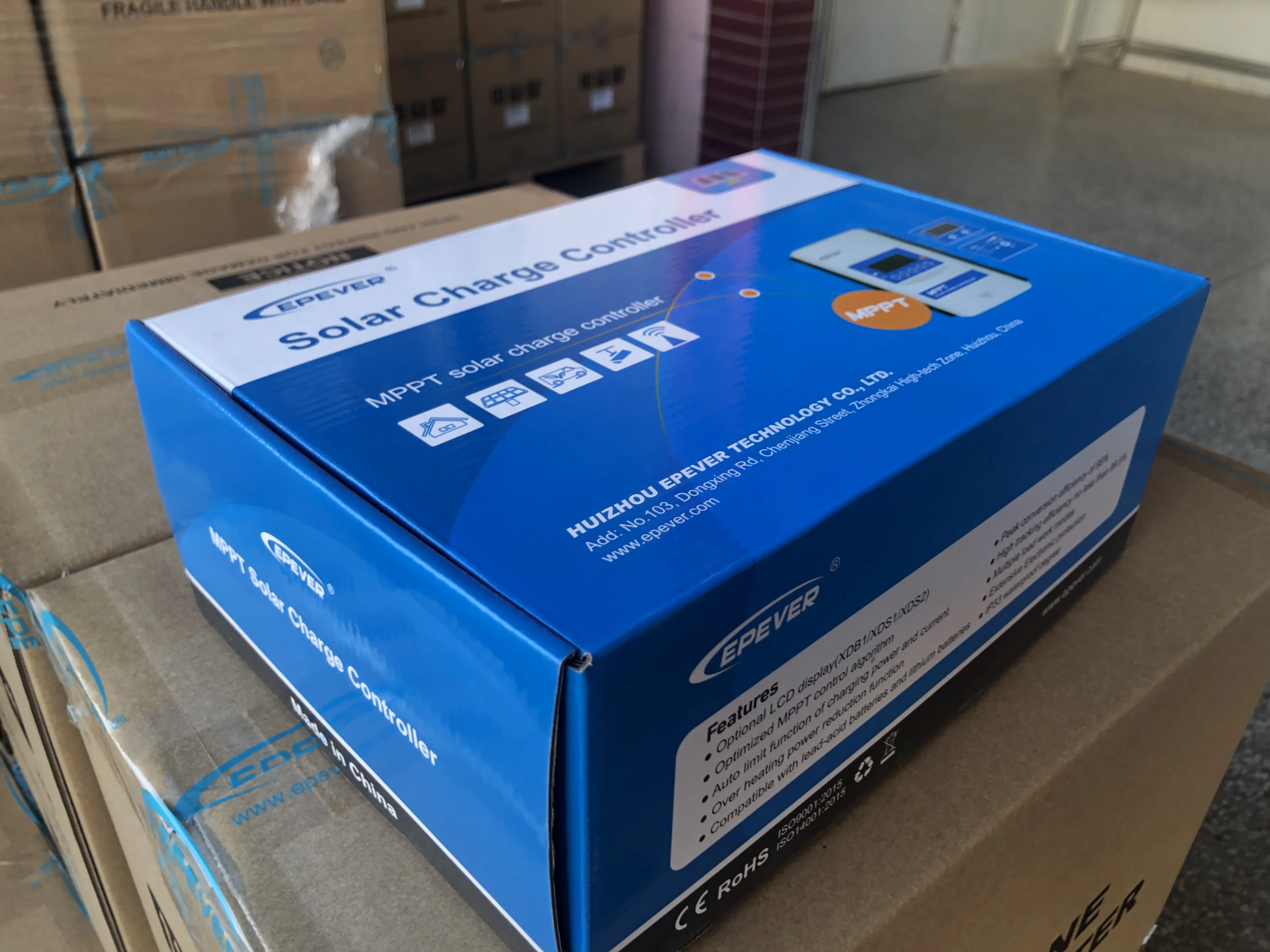 حار بيع XTRA4415N 12 فولت 24 فولت 48 فولت 40A MPPT الشمسية جهاز التحكم في الشحن 150 فولت مع LCD ، ETL ، FCC CE ROHS ، دعم بطاريات الليثيوم