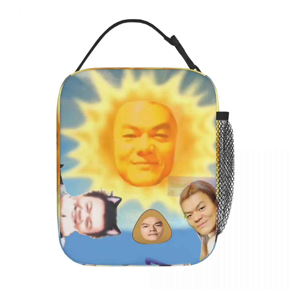 

J-JYP MEME Изолированная сумка-холодильник для обеда Многоразовая сумка-холодильник Контейнер для обеда, большая вместительная сумка для обеда, сумка для еды, школьный пикник