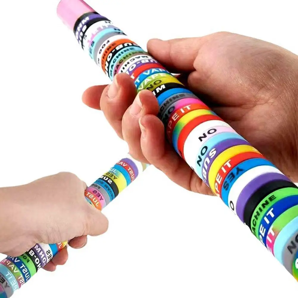 20/50Pcs Anti-Skid Silicone Fishing Rod Handle Rings Stopper O-shaped Rubber Rings Set Protector Grip Sleeve Fishing Accessories view 2