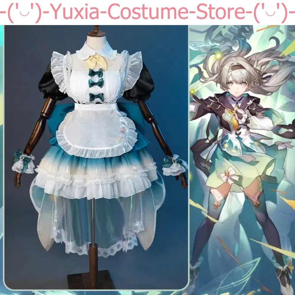 Honkai: Star Rail Firefly Maid Outfit Cosplay Costume Cos Game Anime Party Uniform Hallowen Play Role Clothes Clothing