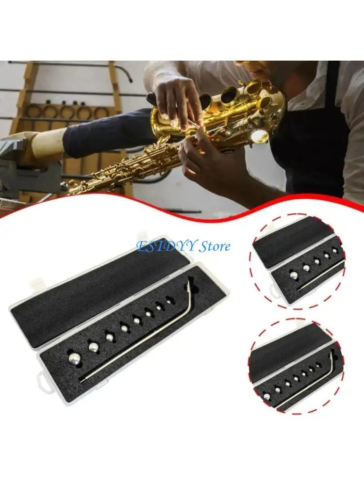 

G6DE Многоцелевой 8-шаровой саксофон Ремонтное оборудование Коллекция инструментов для удаления металлических вмятин