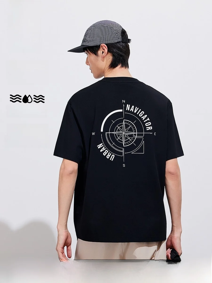 

Мужская футболка Ja Jones Heavyweight Cool Spring Outdoor Sports, свободного кроя, с принтом, из хлопка, базовый слой