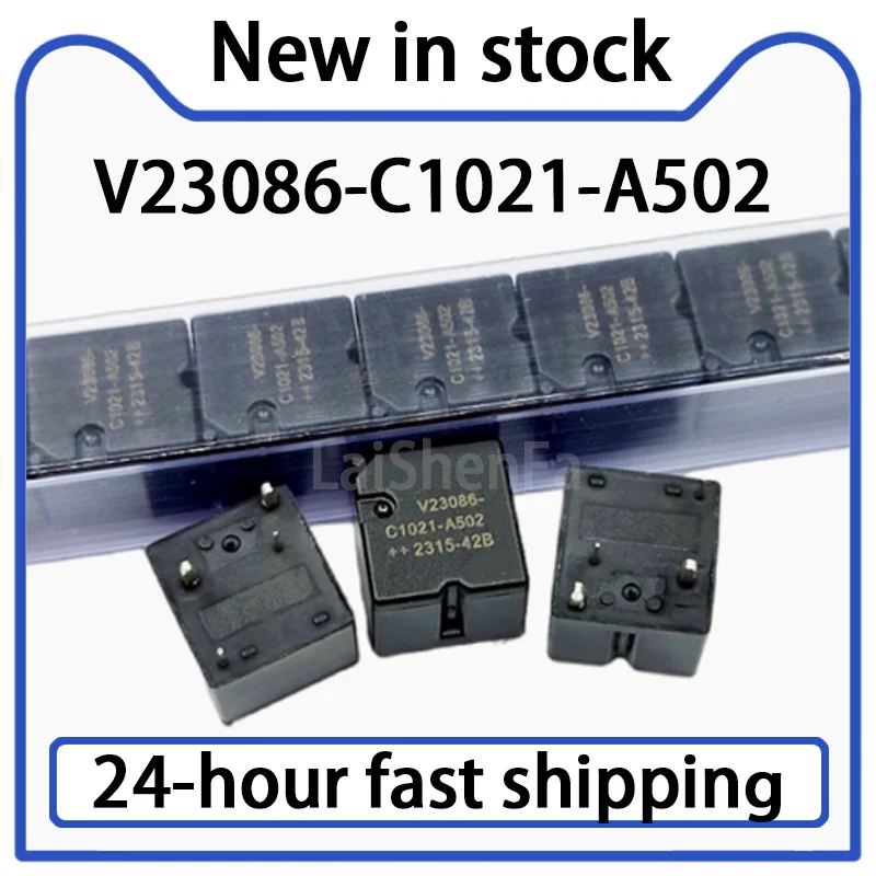 1PCS V23086-C1021-A502 4-pin 12V Horn Relay Stock