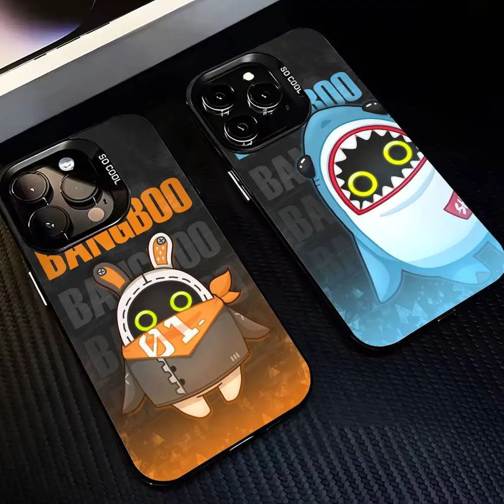 

Z-Zenless Z-Zone Zero ZZZ Bangboo Phone Case For iPhone 17,16,15,14,13,12,11 Plus,Pro Max,XS,Colorful Silver Black Cover