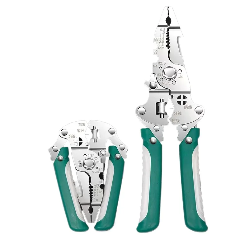 

Multifunctional wire stripping pliers Foldable electrical special tools Crimping wire splitting pliers