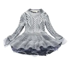 Tulle Toddler Sweater Dress Crochet with Winter Pullover Baby Knitted Kids Girls Girls 5t Jacket for Girls Fleece Baby Jacket