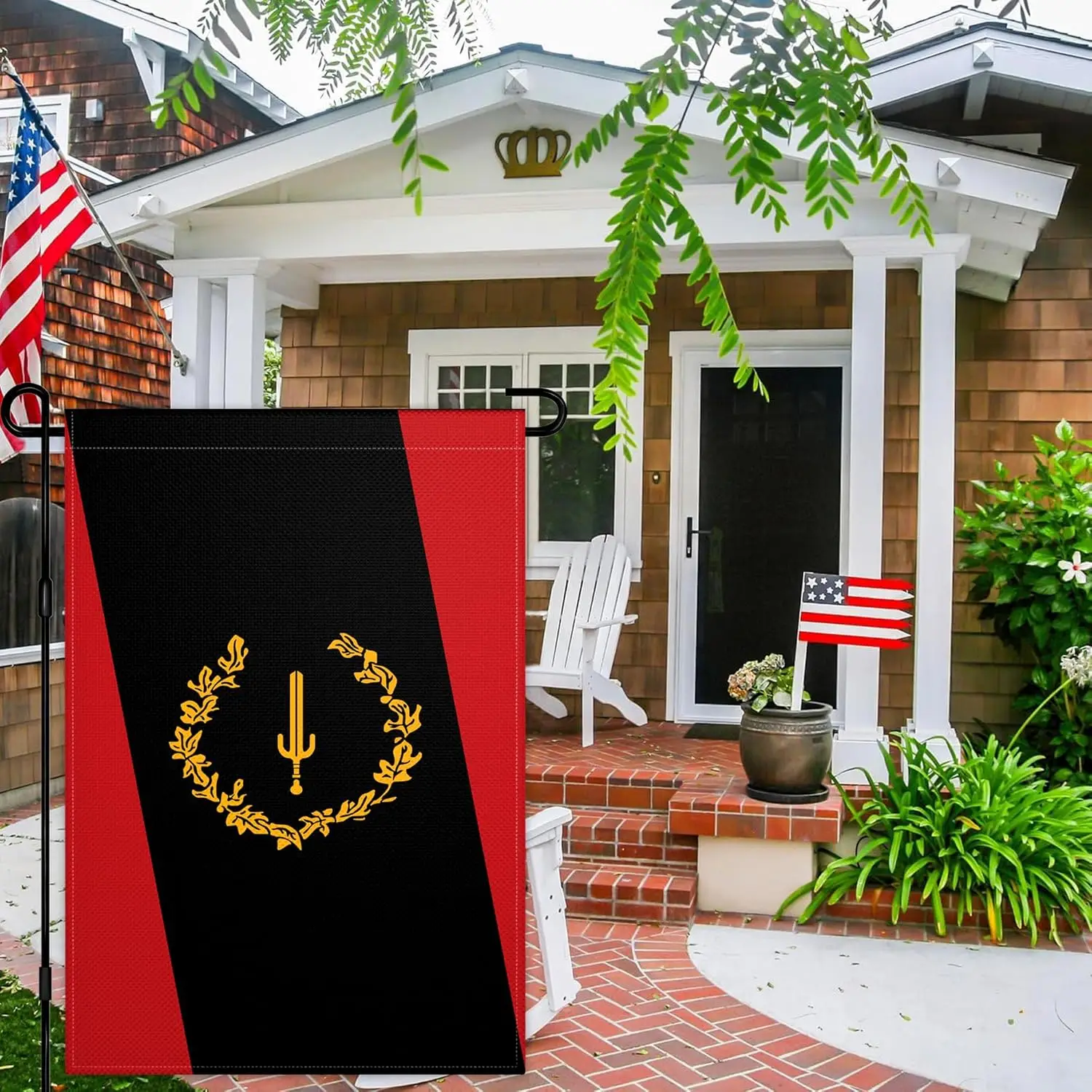 Black American Heritage Garden Flag 12x18 Inch Outdoor 1967 Black History Month Garden Flag 3ply Double Sided for Outside House