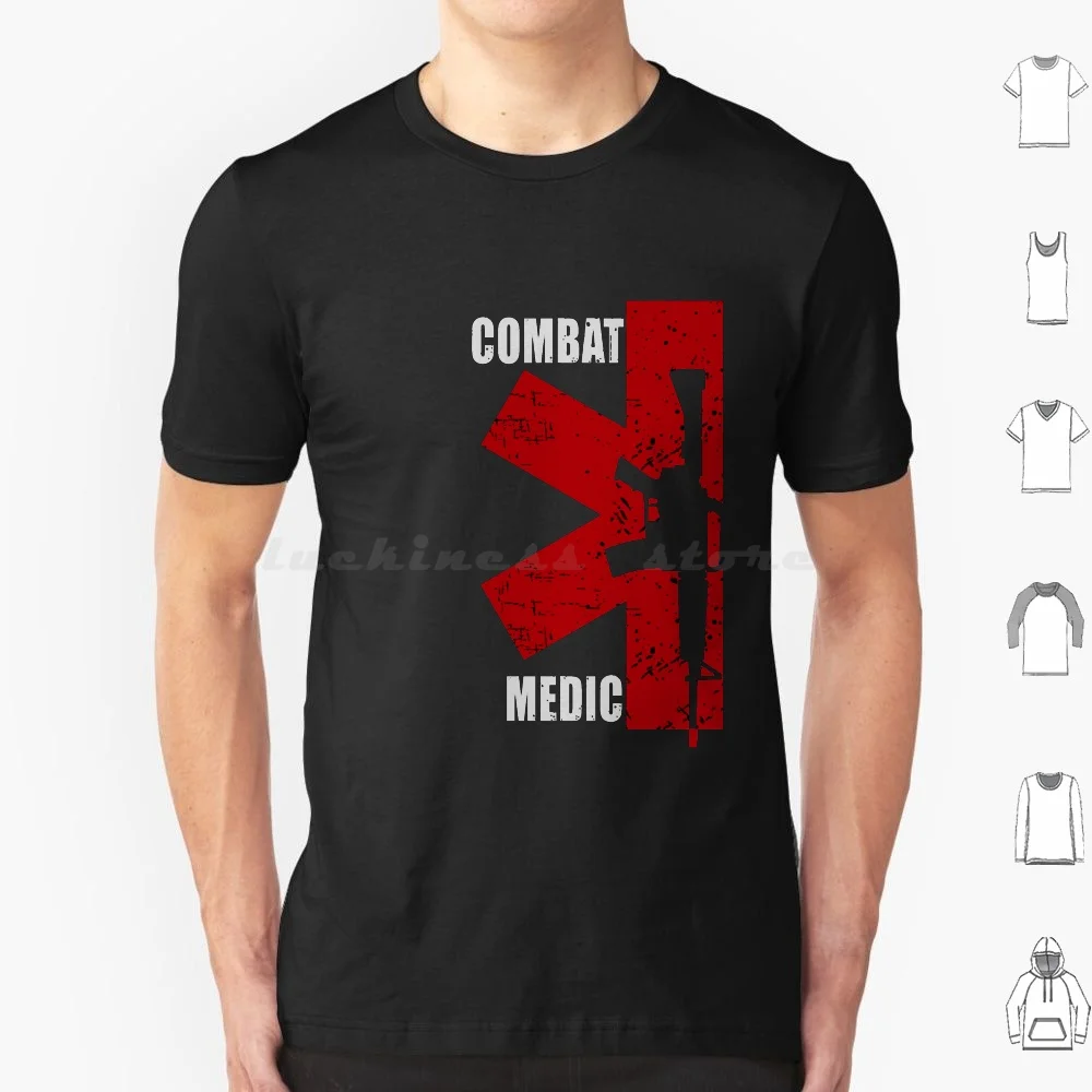 Combat Medic Us Army Veterans Day T Shirt Cotton Men Women DIY Print Combat Medic Us Army Veterans Day Veteran Army Medic