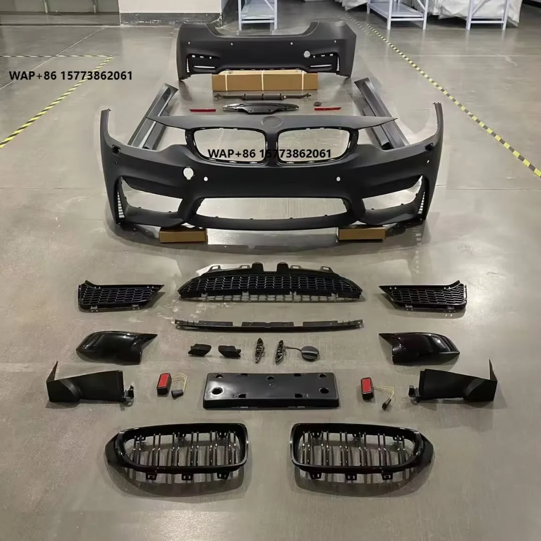 

F32 F33 F36 Upgraded to M4 Body Kit Bumper Grille hood fender for 4 Series 2011-2017