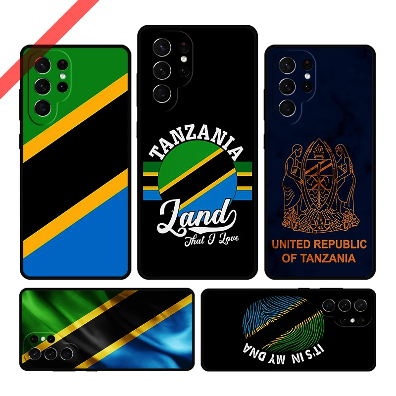 Tanzania Flag Phone Case For Samsung Galaxy S20 FE S21 S10 S23 Plus S24 S22 Ultra Coque Note20 Note10 S9 S8 Cover Capa