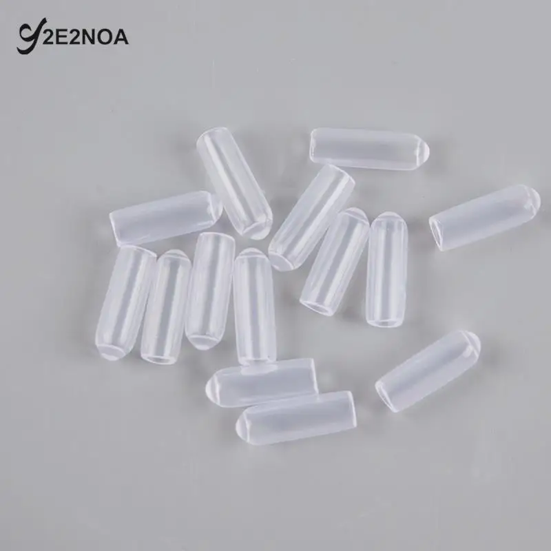 200PCS Medium Size Inner 3.5mm Clear Rubber Tips For The End Of 4mm Metal Headbands To Protect From Hurt,Hairbands Ends