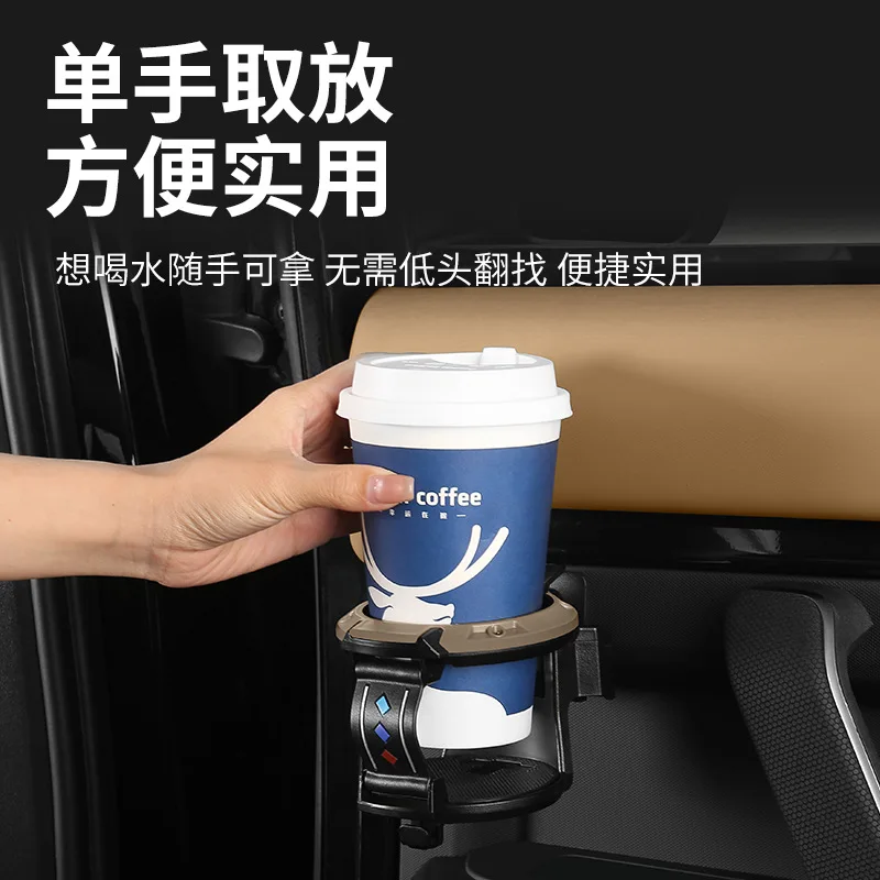 لاند روفر ديفندر 110 90 2020-2025 المعادن التحكم المركزي لوحة القيادة توسيع حامل الكأس حامل مشروبات السيارة